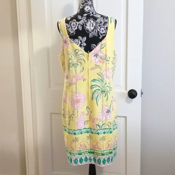 🔴SOLD🔴🐆VERY HTF Lilly Pulitzer🐆 - Del Rey Stretch Shift Dress - Picture 2 of 16